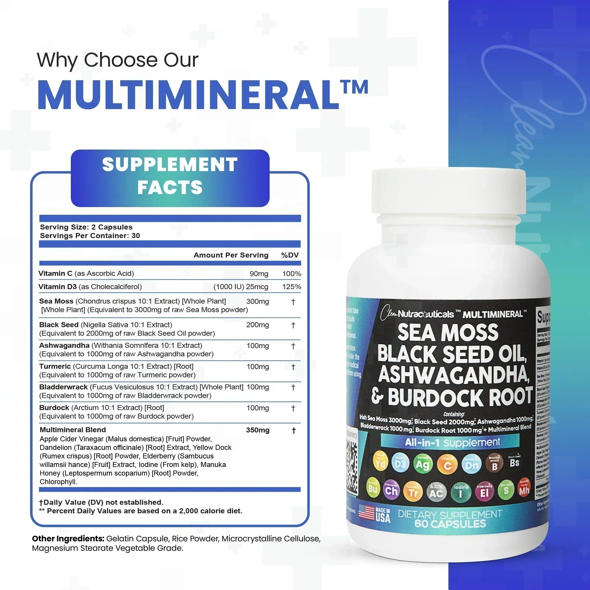 ENLYTE™  - Multimineral Sea Moss Black Seed